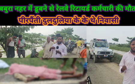 हाथ धोने नहर में गए तो असंतुलित हो कर नहर में गिर गए और पानी में डूब गए