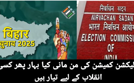 الیکشن کمیشن کی من مانی،کیا بہار پھر کسی انقلاب کے لئے تیار ہے