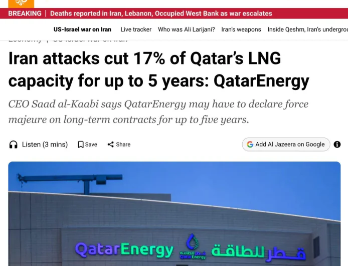 कतर की गैस फील्ड तबाही पर जश्न क्यों?—मध्य पूर्व में बढ़ता खतरनाक तनाव