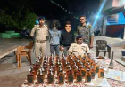 धोरैया में शराब तस्करी का भंडाफोड़: 70 बोतल देसी शराब के साथ दो गिरफ्तार